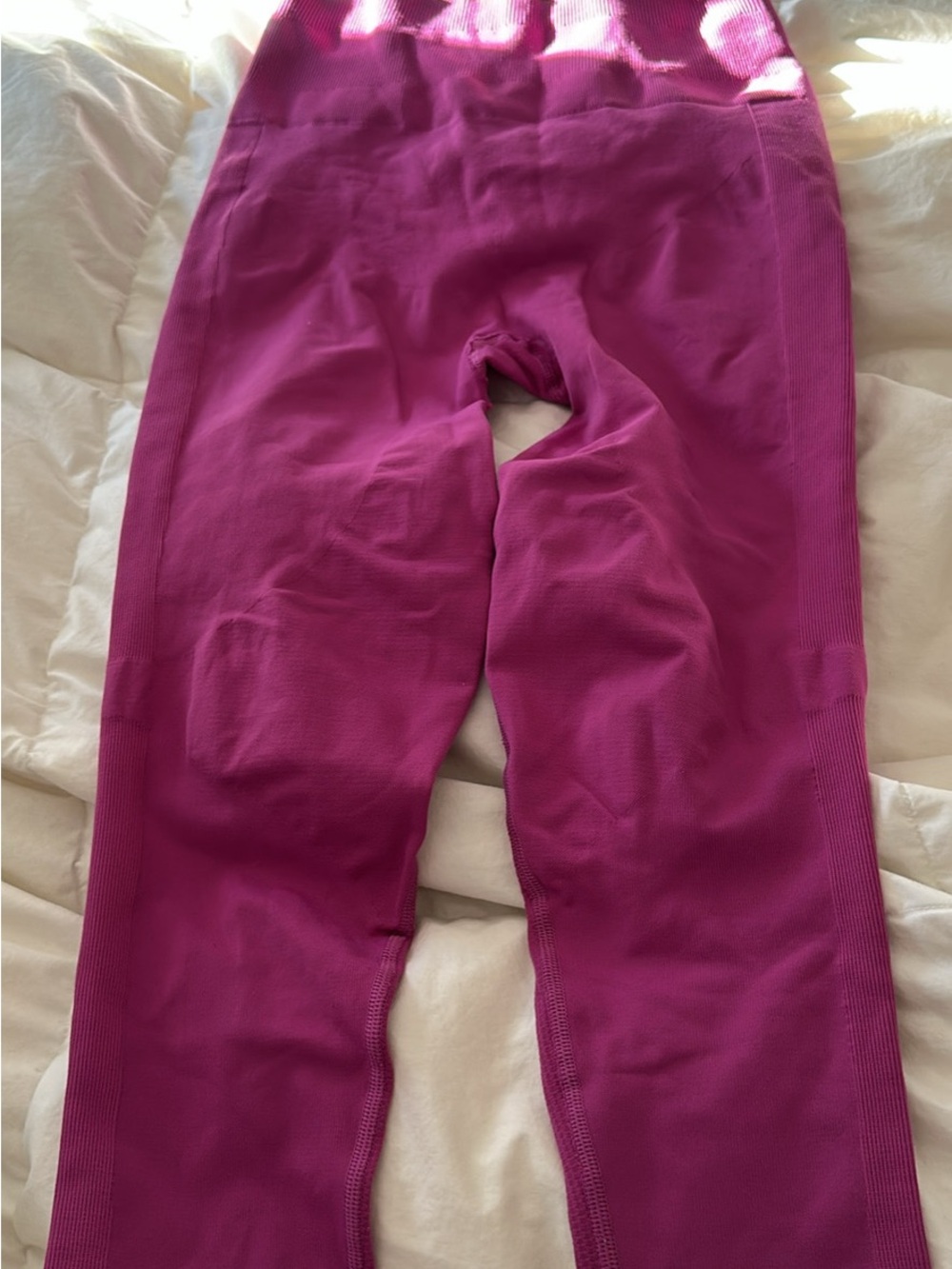 lululemon athletica Magenta Seamless Leggings